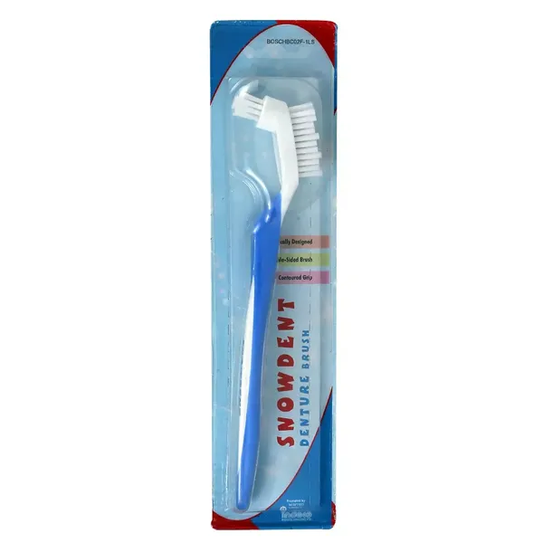 SNOWDENT DENTURE BRUSH 1PC