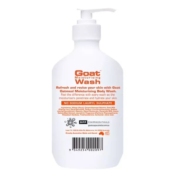 GOAT B/WASH OATMEAL 500ML