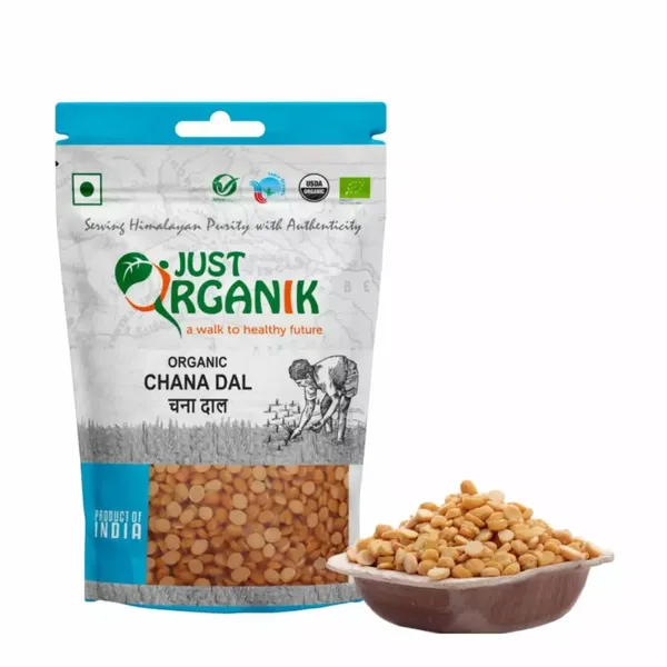 JUST ORGANIK CHANA DAL 500GM