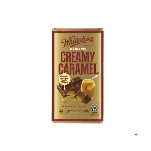 WHITTAKERS CREAMY CARAMEL BAR 250G