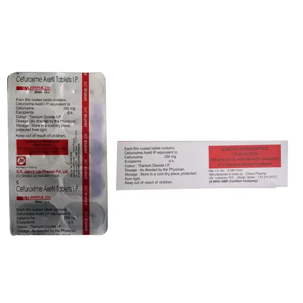 JOSPAR 250MG 10TAB