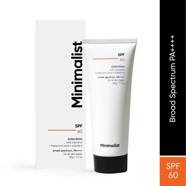 MINIMALIST SPF 60 PA ++++ FACE SUNSCREEN 1PC