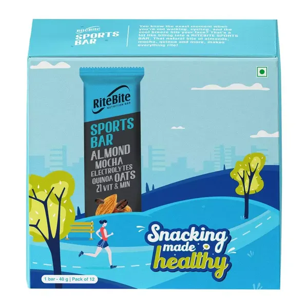 RITE B ENERGY BAR SPORTS BAR 480GM