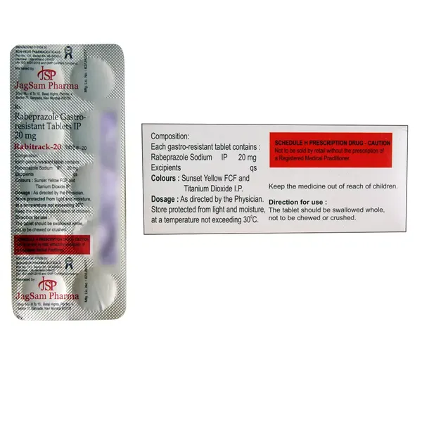 RABITRACK 20MG 10TAB