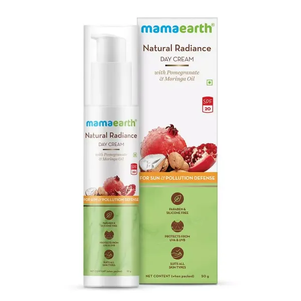 MAMEARTH CREAM NATURAL REDIANCE PROMEGRANATE &amp; MORINGA OIL