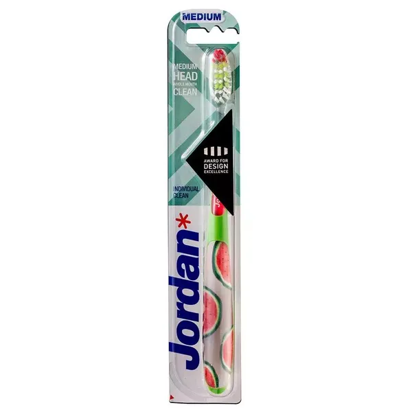 JORDAN T/BRUSH INDIVIDUAL CLEAN M 1PC