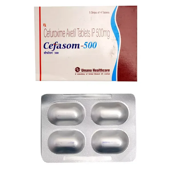 CEFASOM 500MG 4TAB