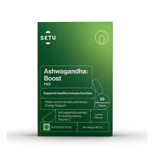 SETU ASHWAGANDHA BOOST FIZZ 28TAB