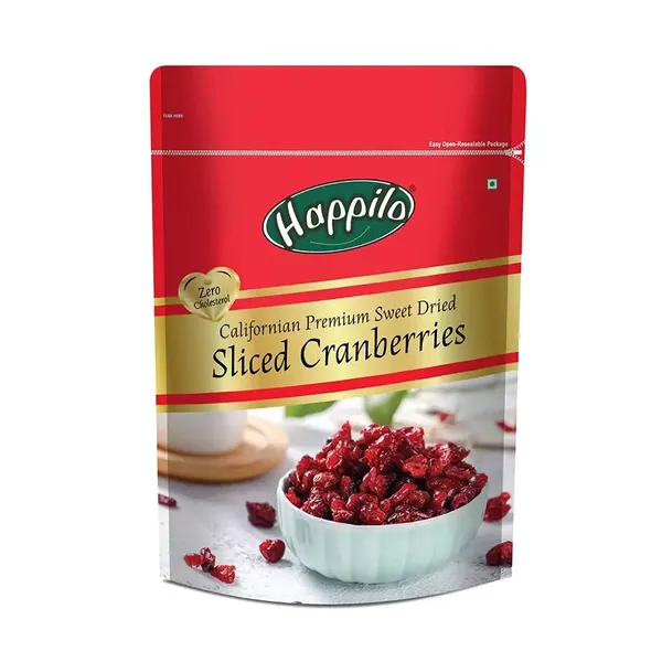 HAPPILO CRANBERRIES CALIFORNIAN 200GM