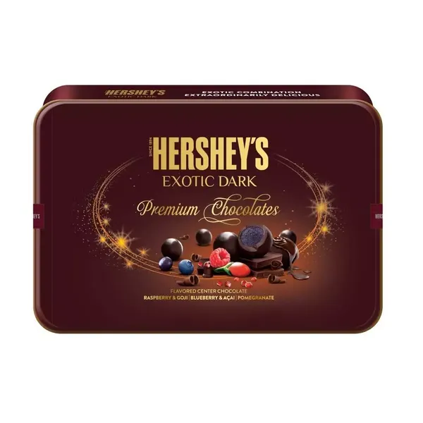 HERSHEY EXOTIC DARK GIFT TIN 192GM