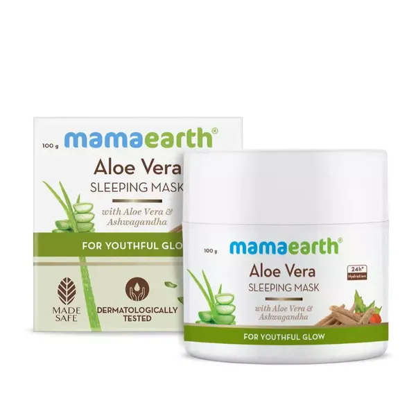 MAMAEARTH ALOE VERA SLEEPING MASK 100GM
