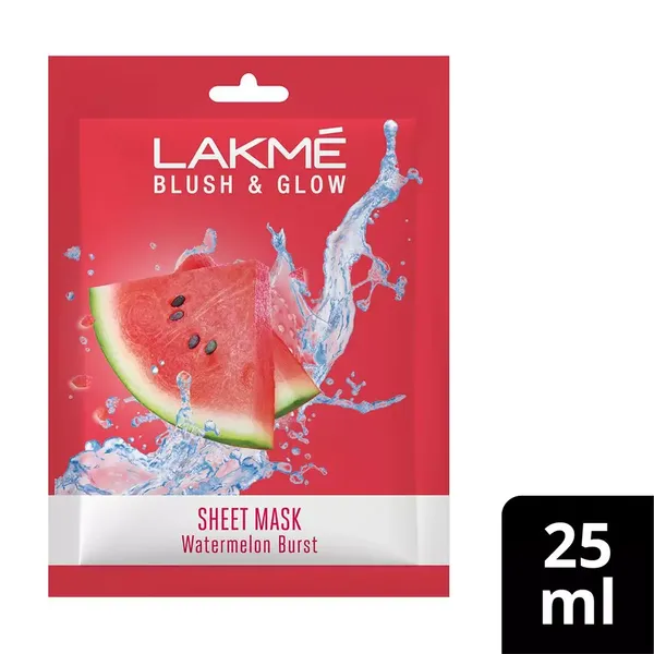 LAKME BLUSH &amp; GLOW WATERMLN SHEET MASK 25ML