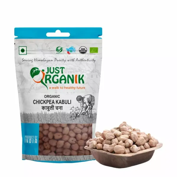 JUST ORGANIK CHICKPEA KABULI 500GM
