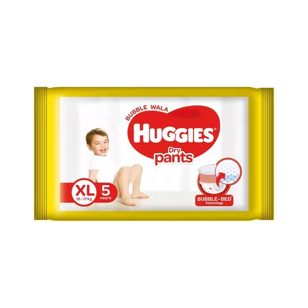 HUGG DIAP DRY XL 5PC