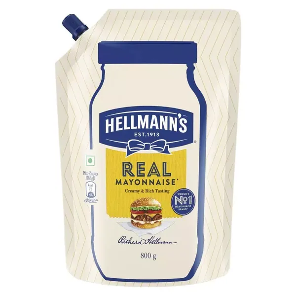 HELLMANNS VEG MAYONNAISE 800 GM