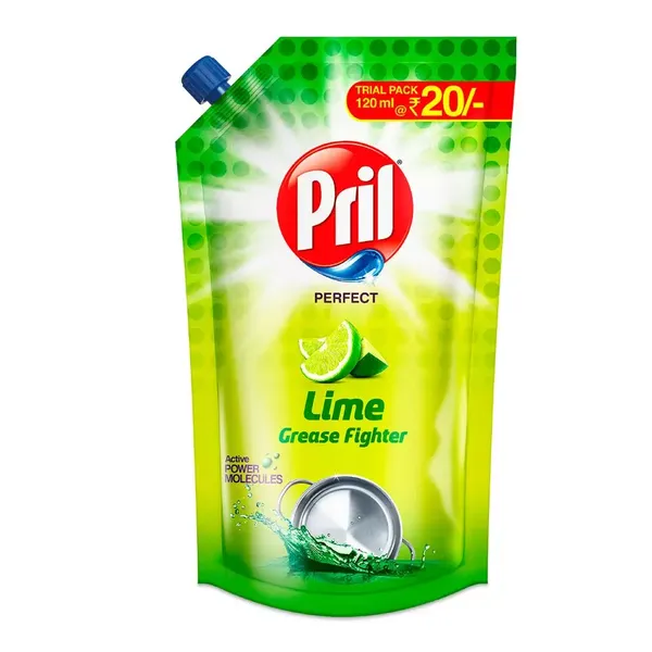 PRIL LIQ DISH WASH GREEN POUCH 110ML  