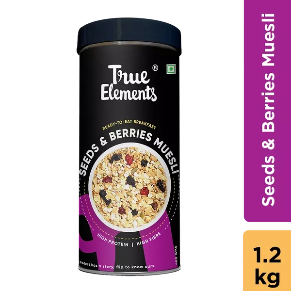 TRUE E MUESLI SEED/BERRIES 400GM