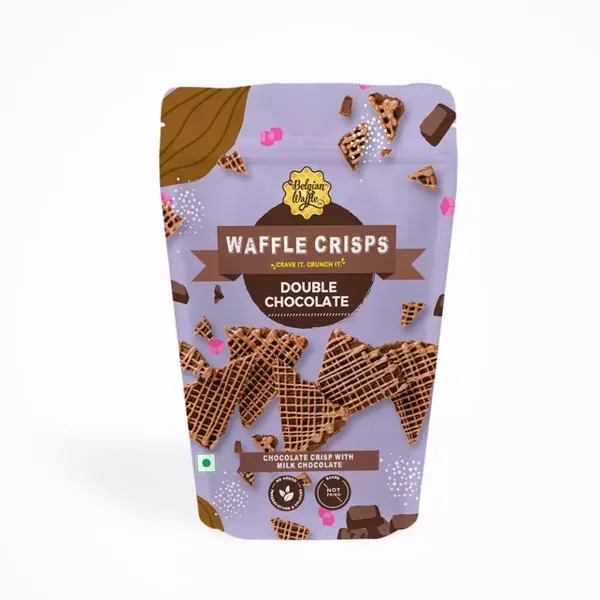 BELGIAN WAFFLE DOUBLE CHOCOLATE 100GM