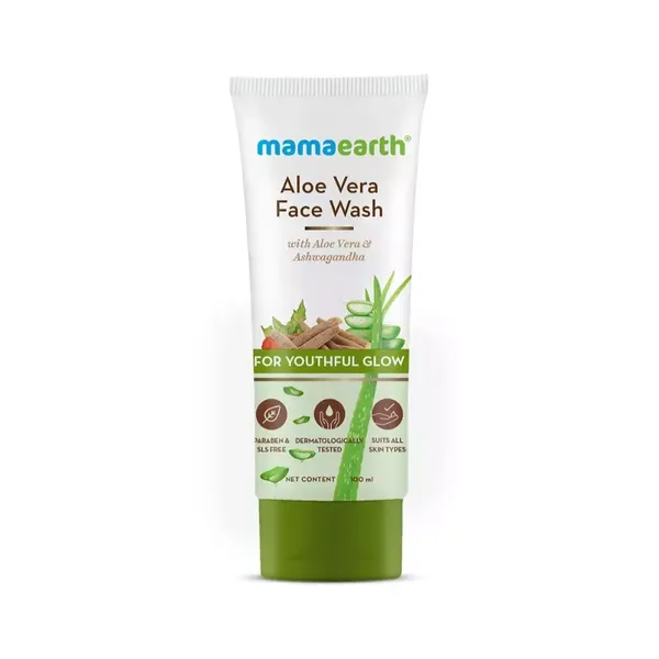 MAMAEARTH ALOE VERA FACE WASH 100ML