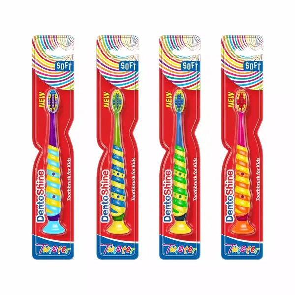 DENTOSHINE T/BRUSH KIDS TWISTER SOFT 1PC
