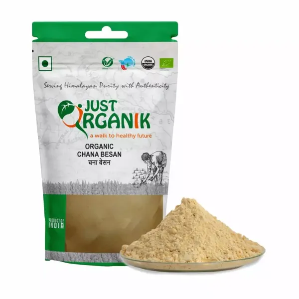 JUST ORGANIK BESAN- GRAM FLOUR 500GM