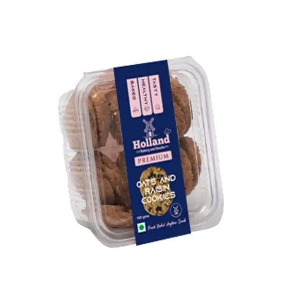HOLLAND OATMEAL&amp;RAISINS COOKIES 180GM