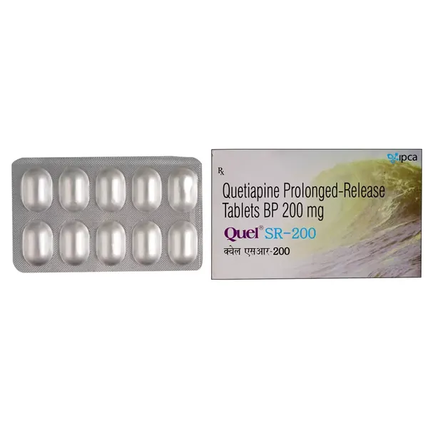 QUEL-SR 200MG 10TAB