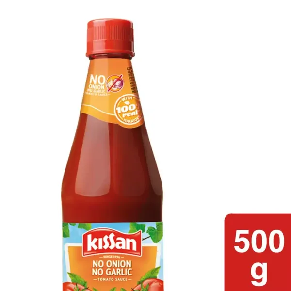 KISS SAUCE TOMATO NO ONION/GARLIC 500GM