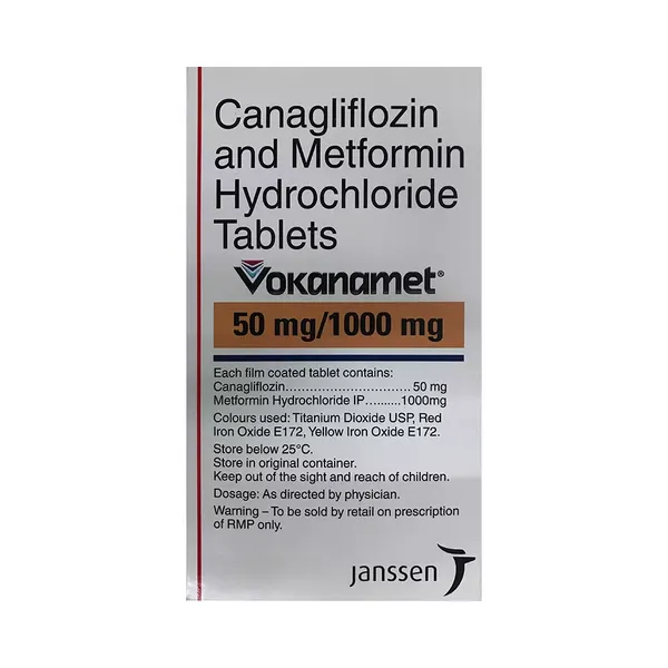 VOKANAMET 50/1000MG 60TAB