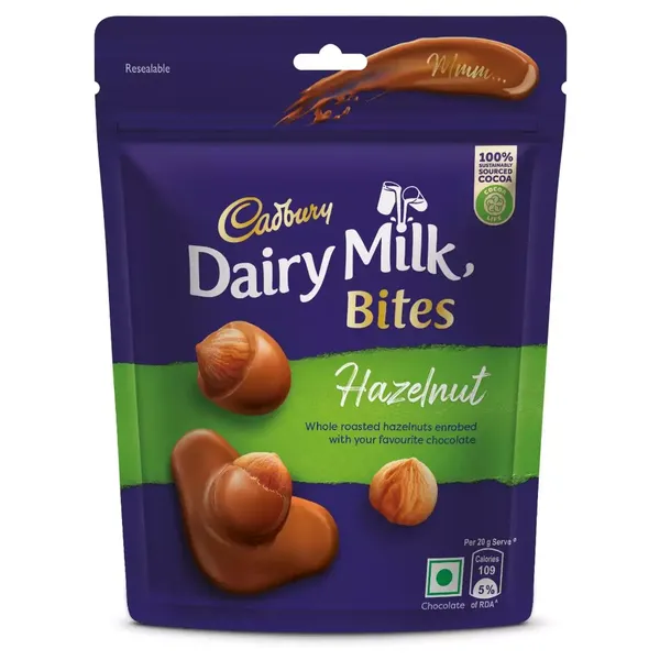 CADBURY DAIRY MILK HAZELNUT BITES 40GM