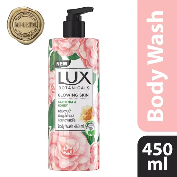 LUX BOTNICALS GARDENIA HONY B/WASH 450ML