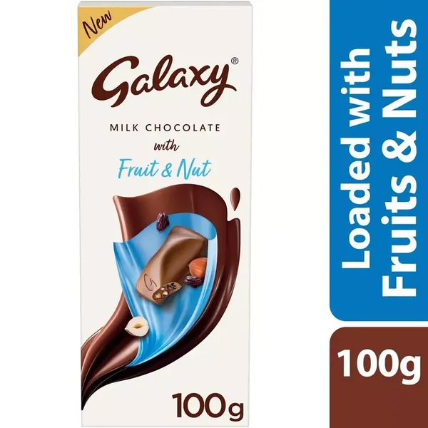 GALAXY FRUIT &amp; NUT 100GM