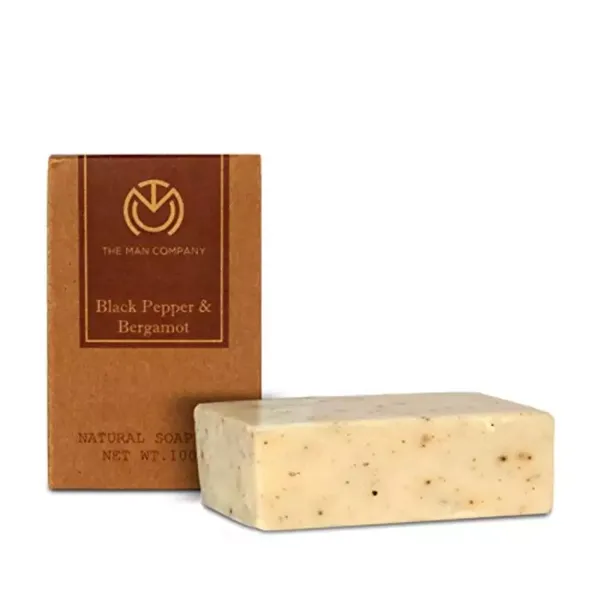 THE MAN SOAP BLACK PEPPER BERGAMOT 125GM