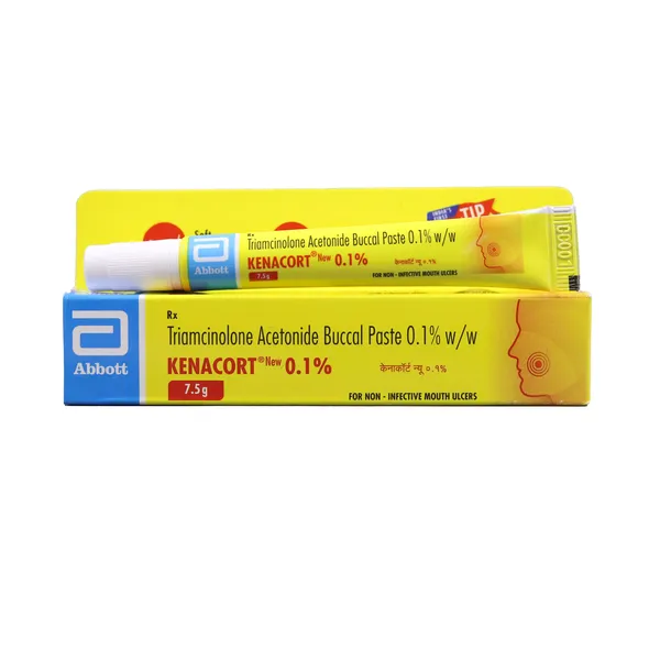 KENACORT 0.1%W/W ORAL PASTE 7.5GM