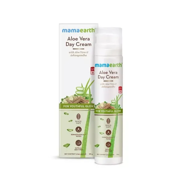 MAMAEARTH ALOE VERA DAY CREAM 50GM