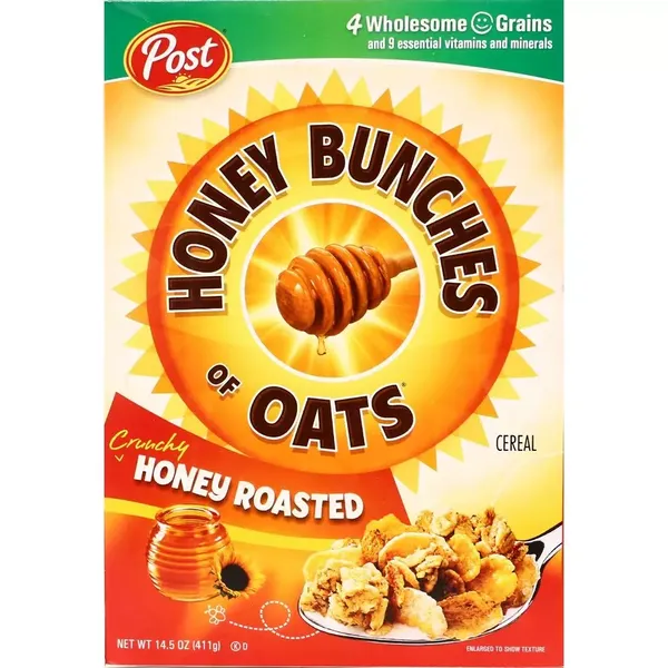 POST CORNFLAKES HONEY ROASTED 411GM