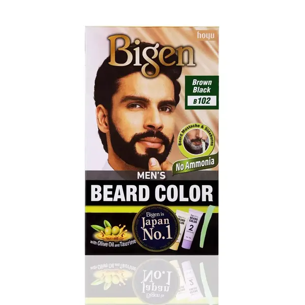 BIGEN HR/CLR BEARD BROWN/BLACK B102 1PC