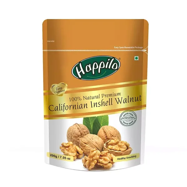 HAPPILO?REMIUM CALIFORNIAN INSHELL WALNUTS 200GM