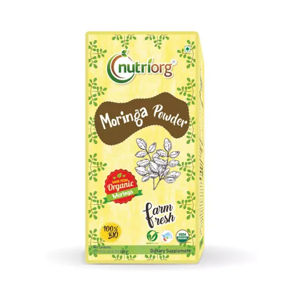 NUTRIORG ORGANIC MORINGA POWDER 150GM