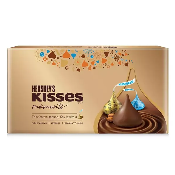 HERSHEY KISSES MOMENTS CHOC G PACK 129GM