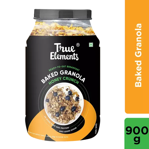 TRUE E BAKED GRANOLA HONEY CRUNCH 900GM
