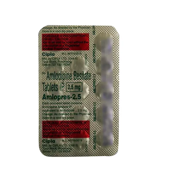 AMLOPRES 2.5MG 15TAB
