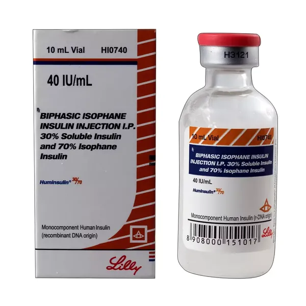 HUMINSULIN 30/70 40IU 10ML VIAL