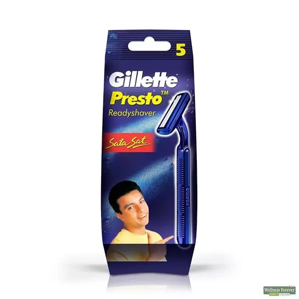 GILL SH/RAZOR PRESTO 5PC