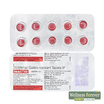 INAC 50MG 10TAB
