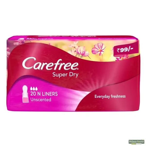 CAREFREE PANTYLINER 20PC
