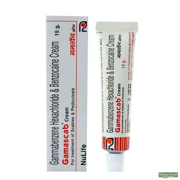 GAMASCAB CREAM 15GM