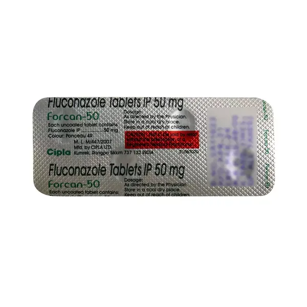 FORCAN 50MG 4TAB