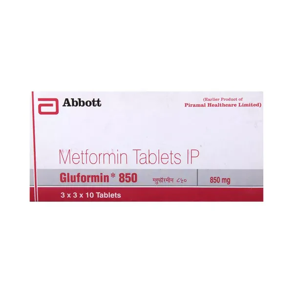 GLUFORMIN 850MG 10TAB