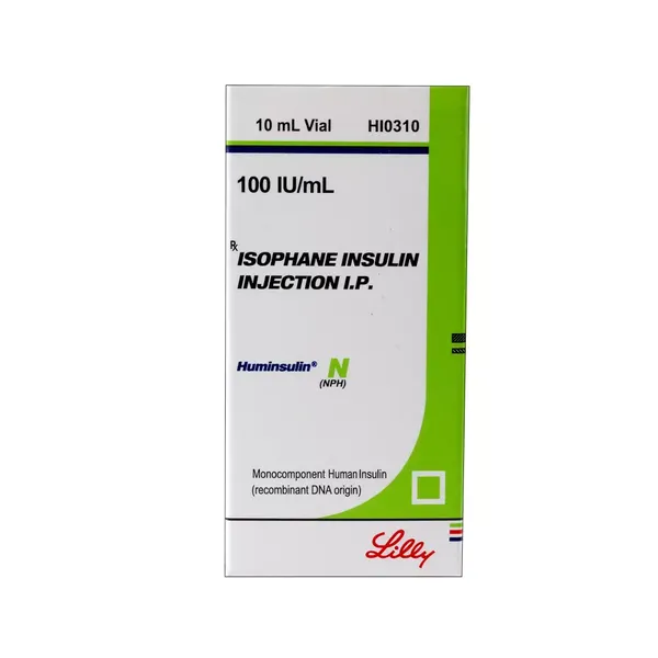 HUMINSULIN-N 100IU INJ 10ML VIAL